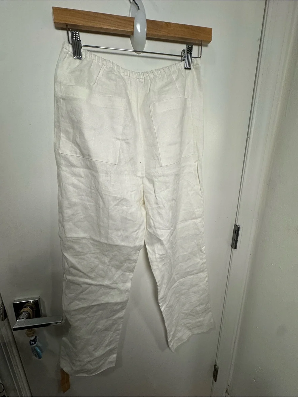 NWT reformation remi linen cropped pants - size s